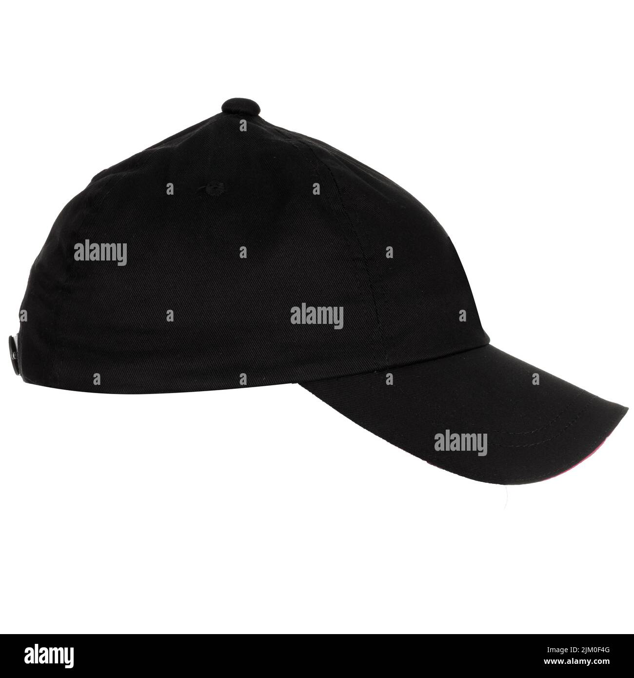 Une petite photo d'une casquette de baseball noire Banque D'Images