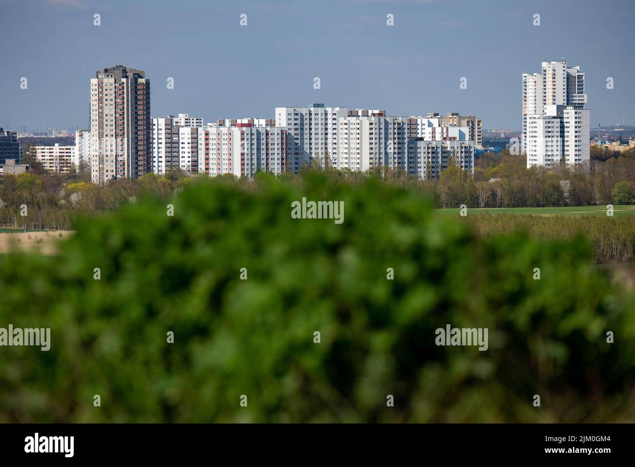 Une banlieue de la localité de Gropiusstadt à Berlin Banque D'Images
