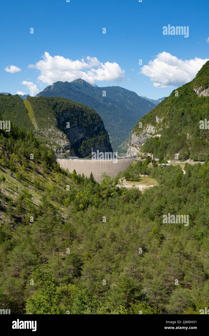 La tragédie du barrage vajont barrage Banque de photographies et d — free download