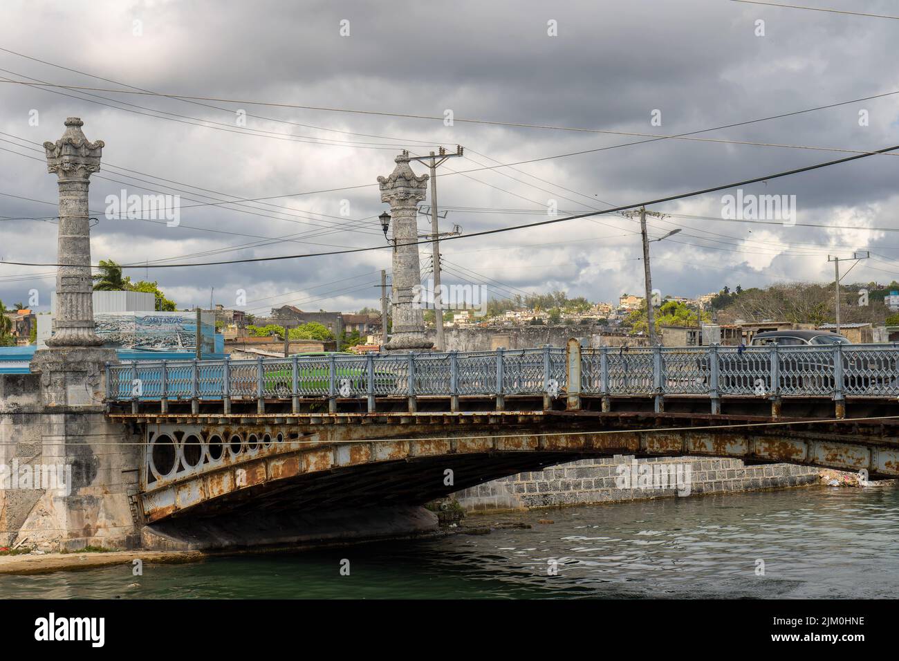 Une belle photo de Puente de la Concordia à Matanzas Banque D'Images