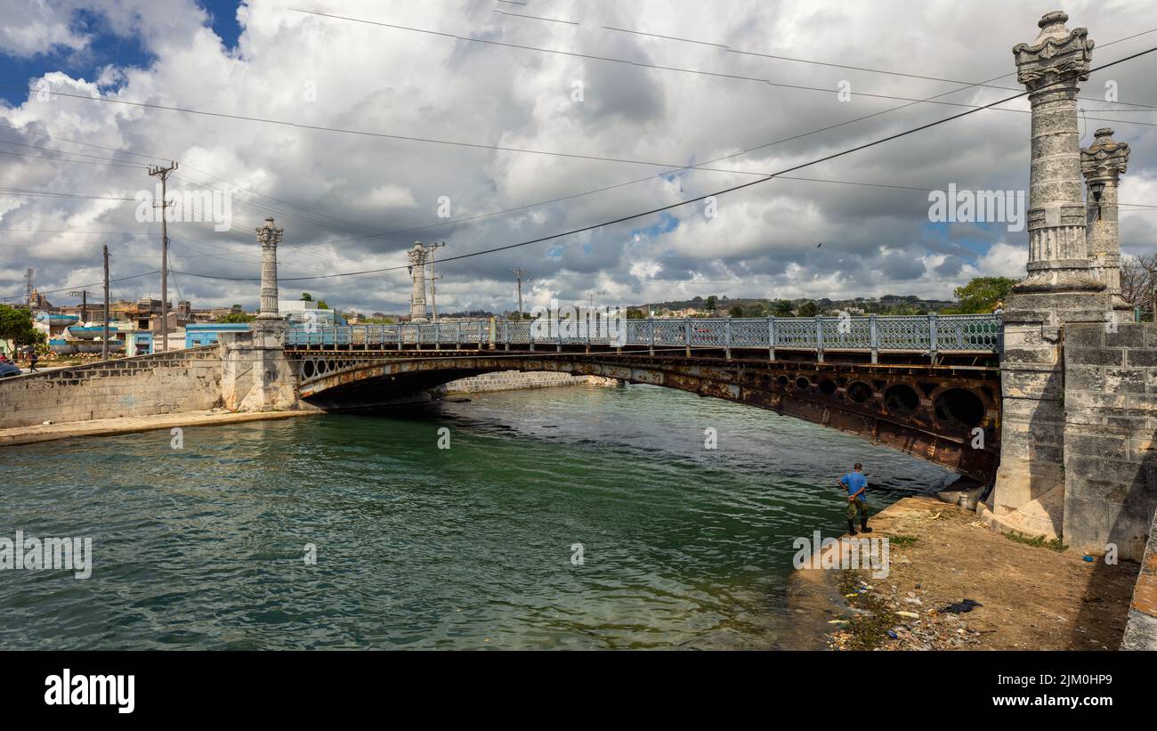 Une belle photo de Puente de la Concordia à Matanzas Banque D'Images