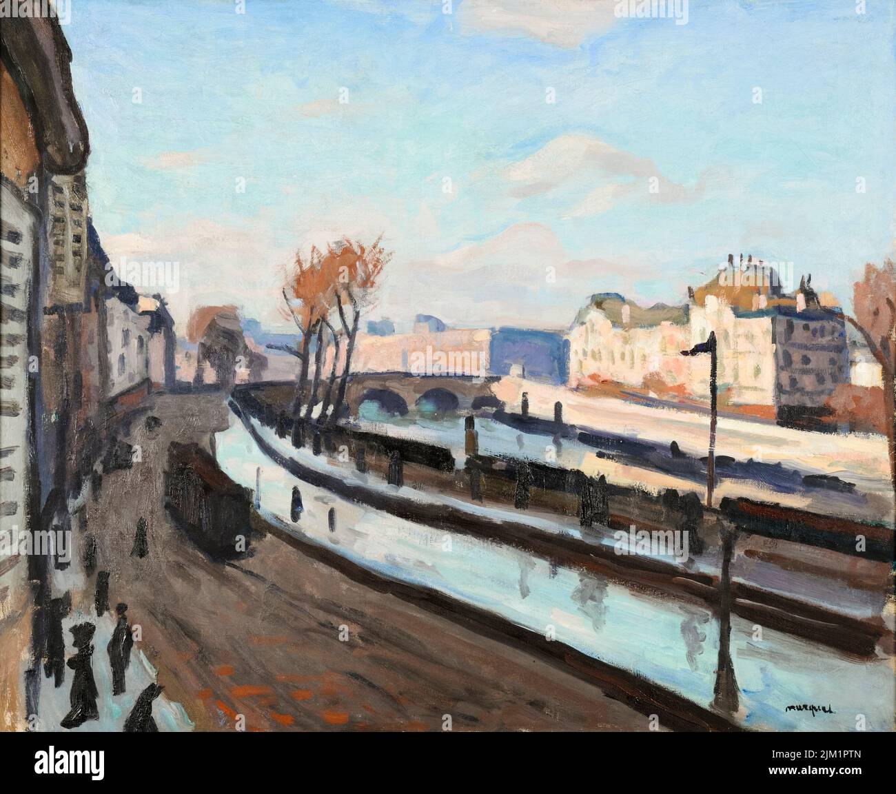 Albert Marquet, le quai des Grands Augustins, peinture à l'huile sur toile, vers 1905 Banque D'Images