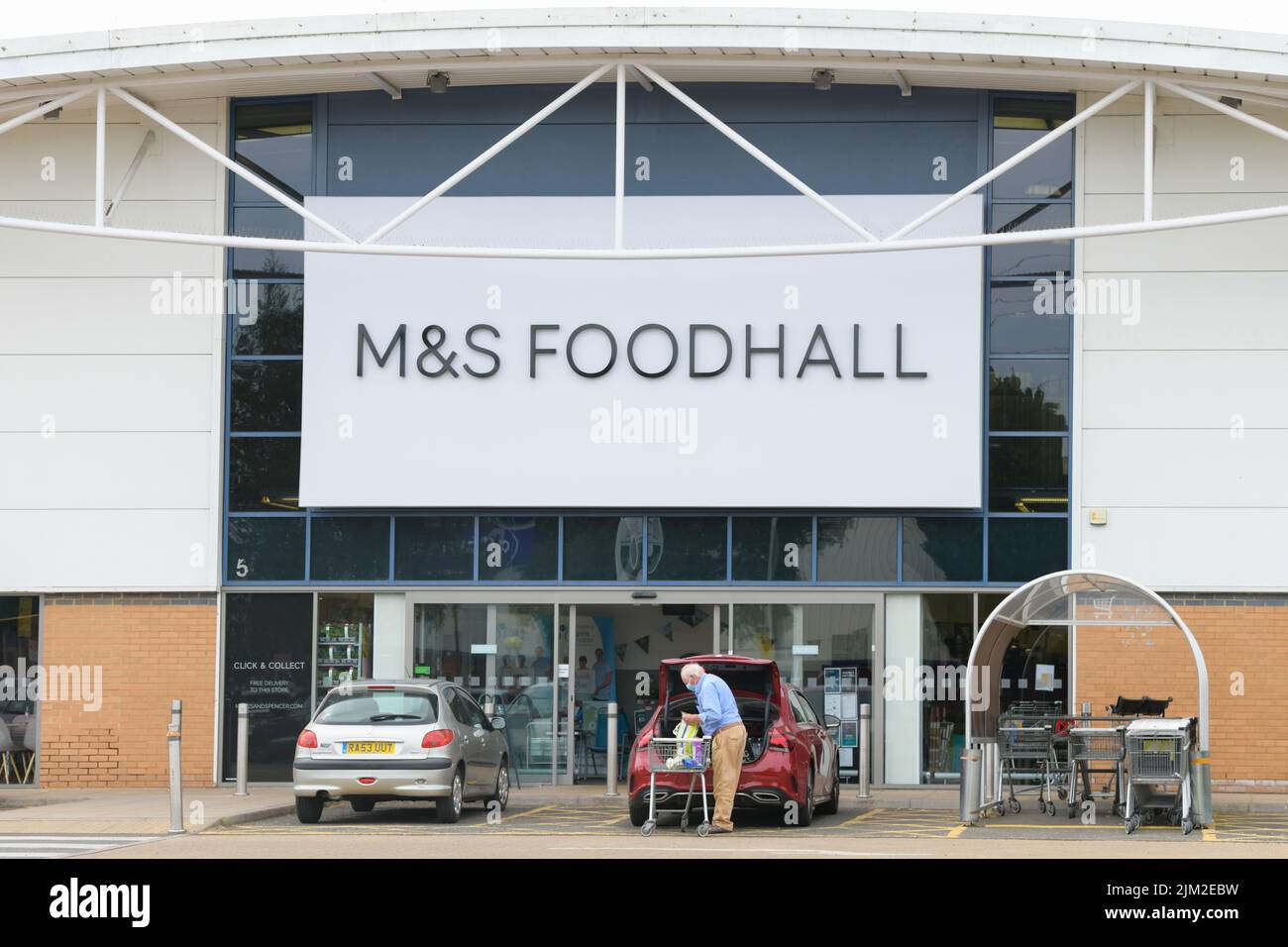 M&S Foodhall Canterbury Angleterre, Royaume-Uni Banque D'Images