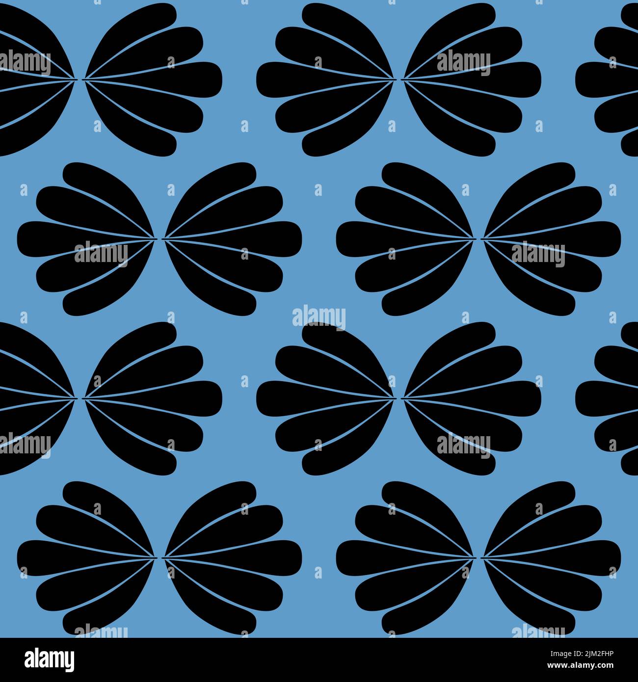 Fond bleu noir sans couture avec enveloppe pour la conception et la décoration des produits Illustration de Vecteur