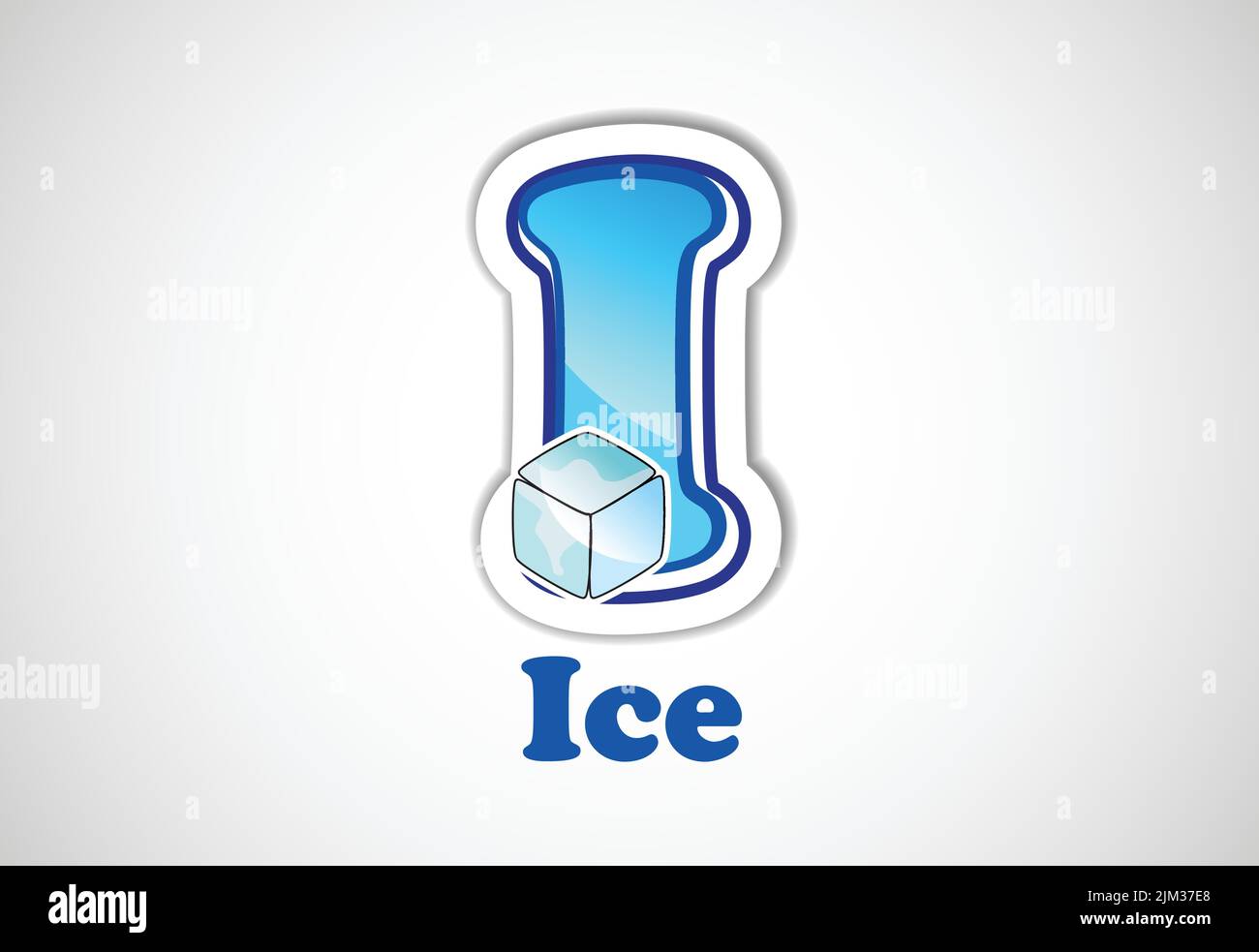 Autocollants alphabet pour enfants. Bon pour les projets d'école et de maternelle. Illustration vectorielle. Illustration de Vecteur