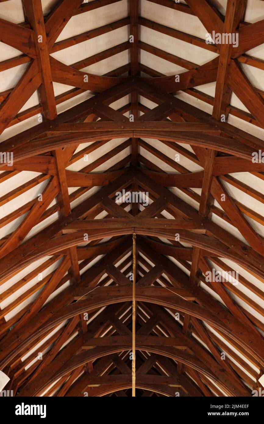 Intérieur de St Crewenna (ÉGLISE DE SAINT CREWEN), Crowan, Cornouailles Banque D'Images