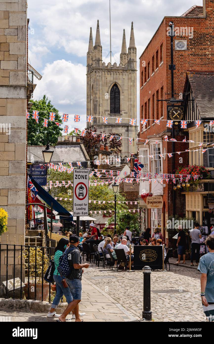 Church Street à Windsor Banque D'Images