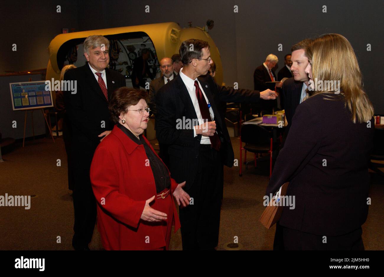 Administration océanique et atmosphérique nationale - événement sénateur, Barbara Mikulski Banque D'Images