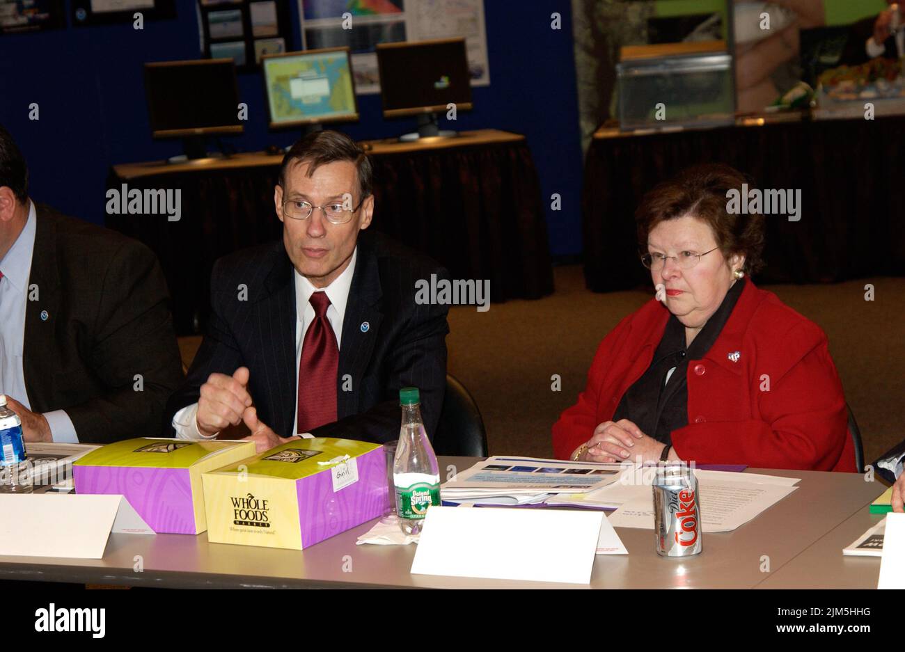 Administration océanique et atmosphérique nationale - événement sénateur, Barbara Mikulski Banque D'Images
