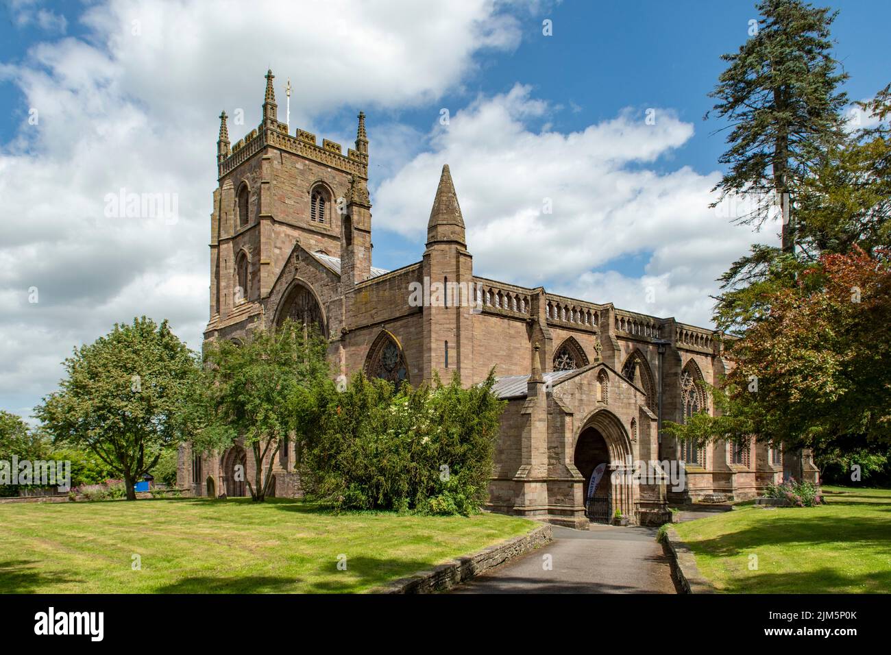 L'église du Prieuré, Leominster, Herefordshire, Angleterre Banque D'Images