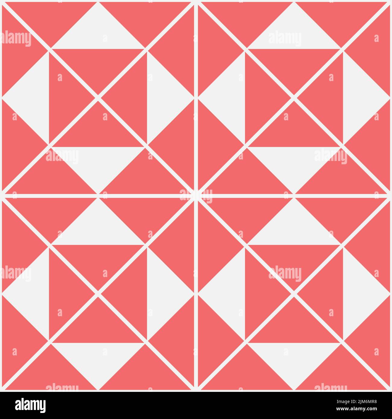 Motif géométrique sans couture en triangle rose Illustration de Vecteur