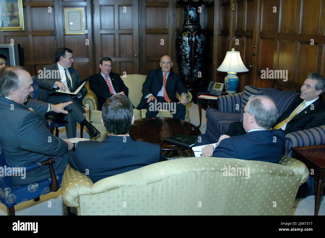 Bureau du Secrétaire (Carlos Gutierrez) - Conseil d'administration de Meso d'Amérique du Nord Banque D'Images