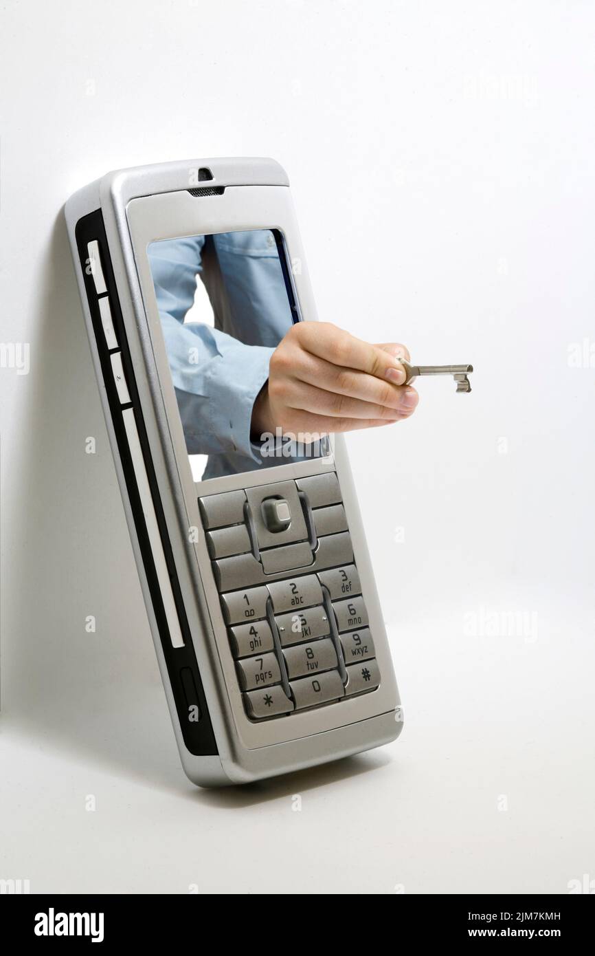 Clé mobile Banque D'Images