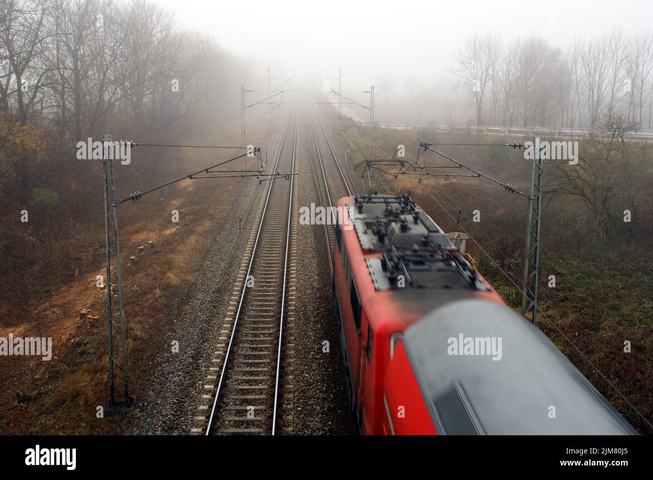 Chemins de fer allemands Banque D'Images