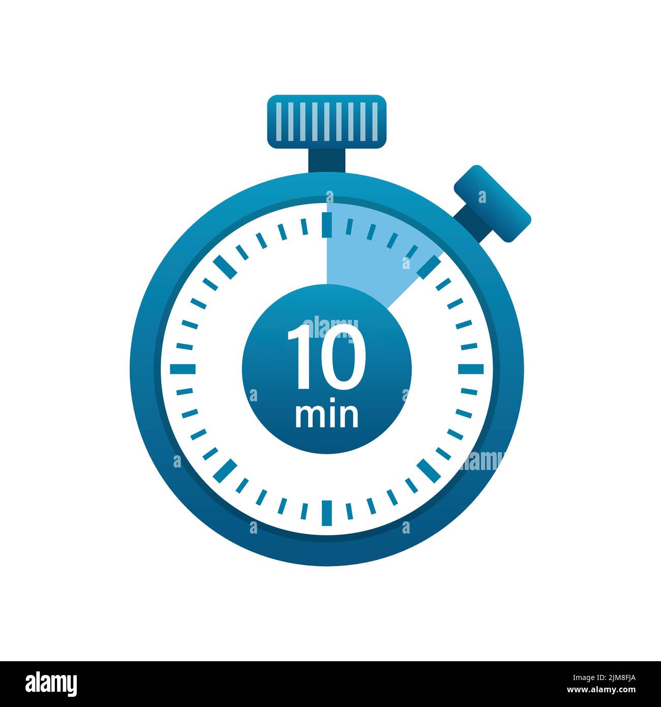 Timer 10 minutes vector illustration Banque de photographies et d'images à  haute résolution - Alamy