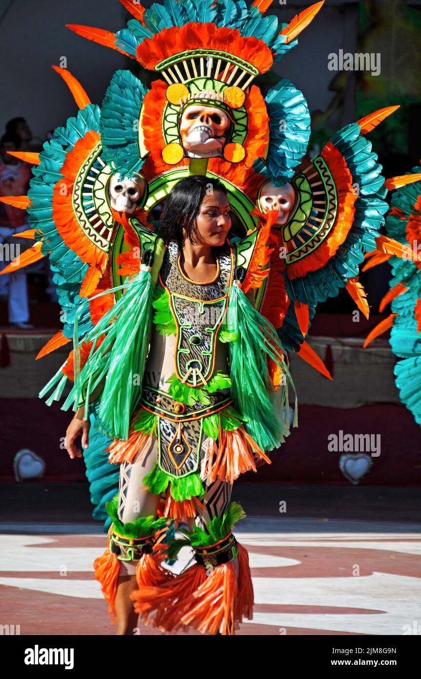 Brésil, Parintins, Boi-Bumba festival sur l'Amazone Banque D'Images