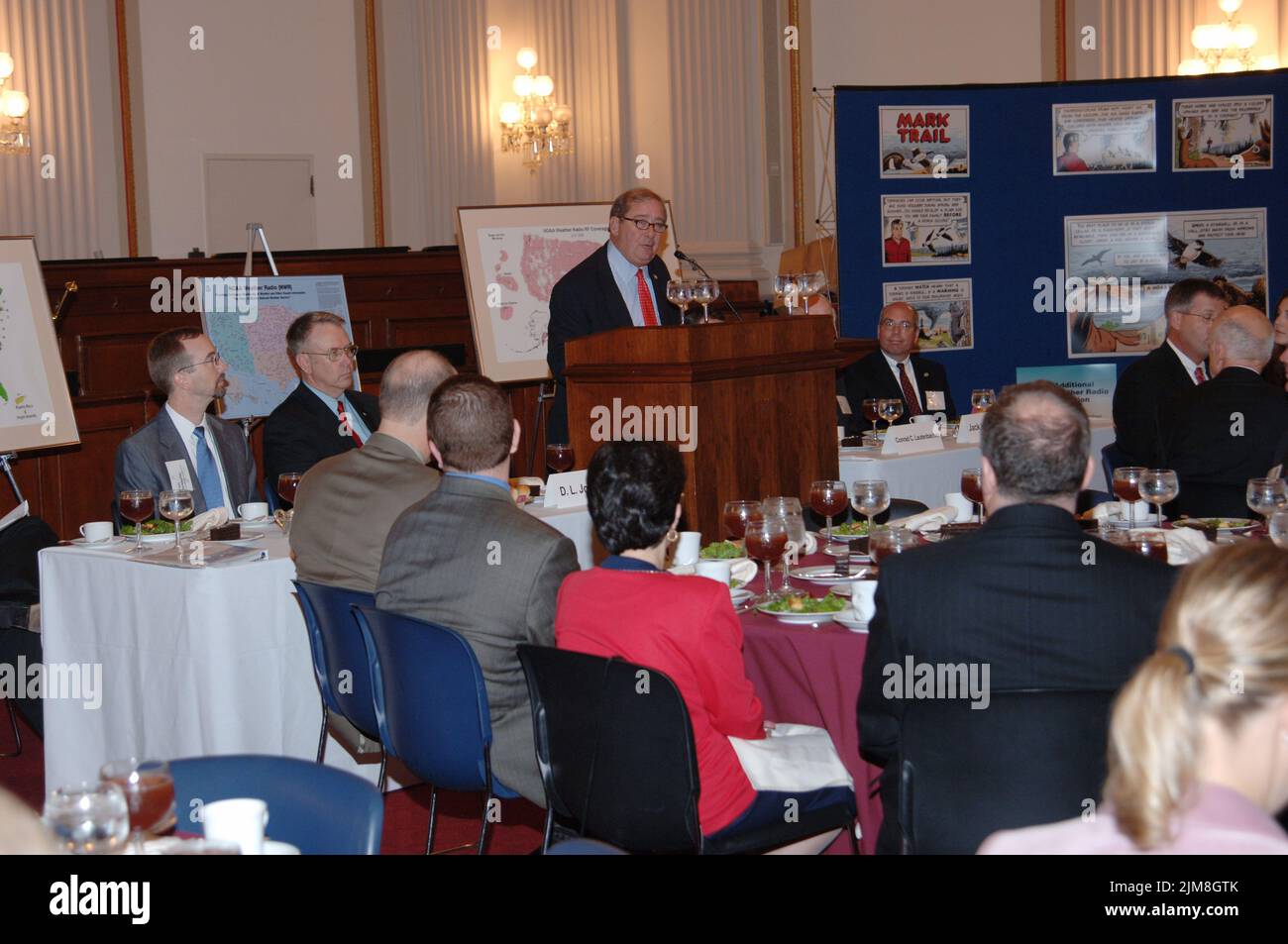 Administration océanique et atmosphérique nationale - réception du sentier Mark Banque D'Images