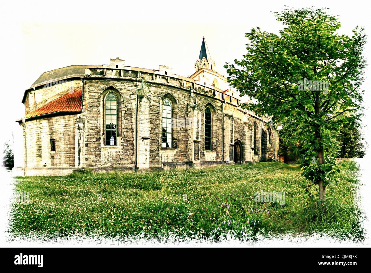 Église de montagne Saint-Stephani Banque D'Images