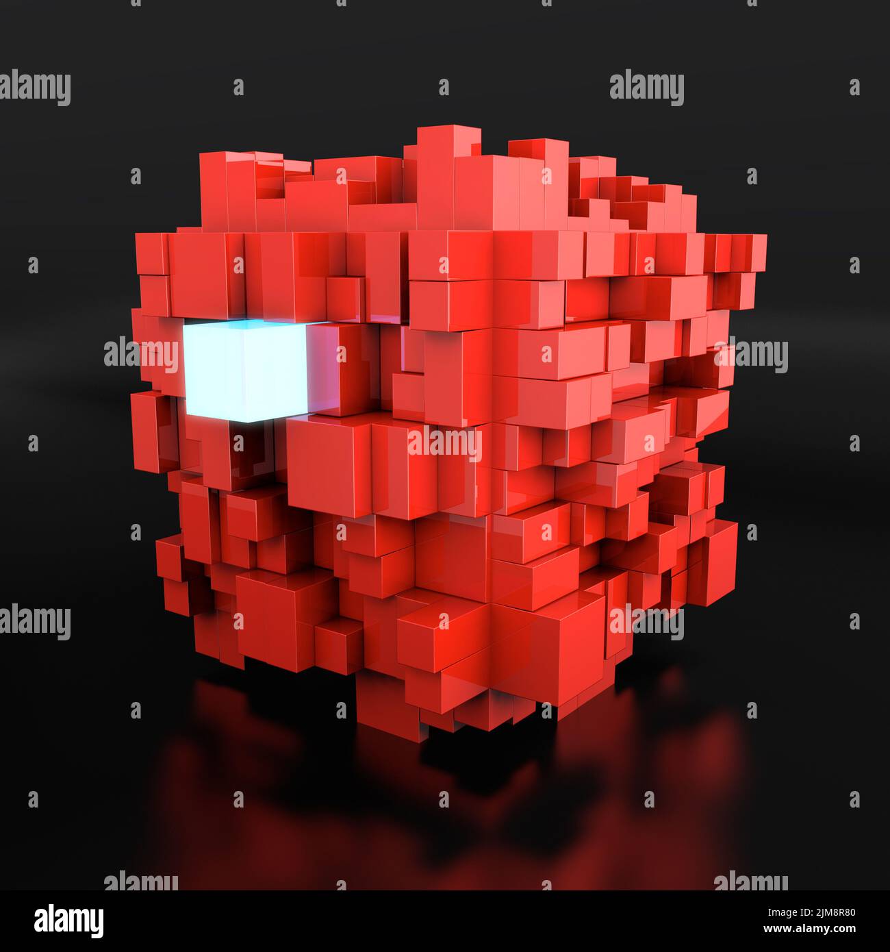 Cube rouge Banque de photographies et d’images à haute résolution - Alamy
