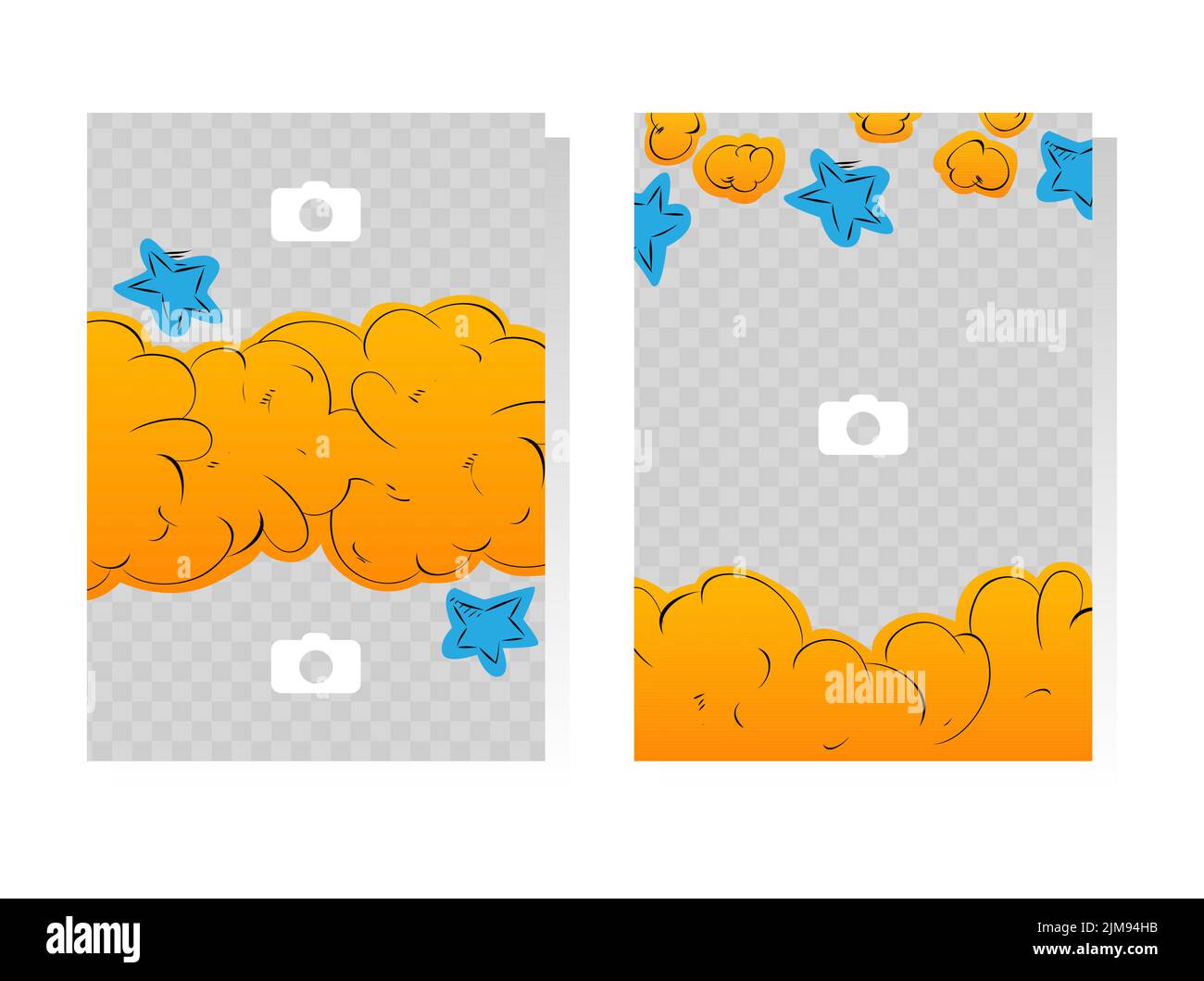 Affiche sur la flèche. Modèle de bannière pour un événement explosif. Concevoir avec des formes dynamiques. Publication sur les réseaux sociaux pour invitation, récompenses ou couvertures. Illustration de Vecteur