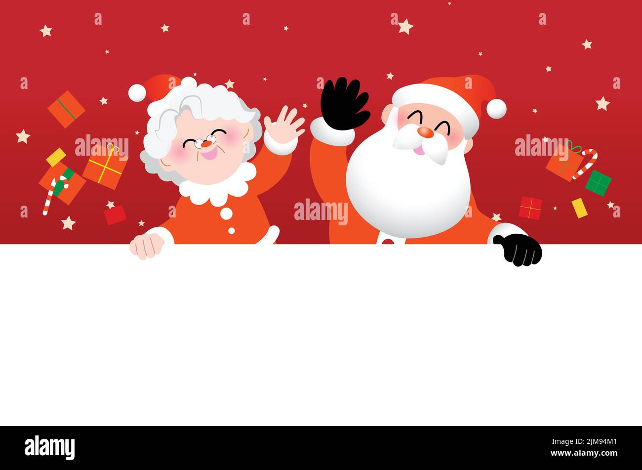 Figurine En Biscuit à Peindre - Père Noël Et Mme Claus S'embrassant Sous Le Gui