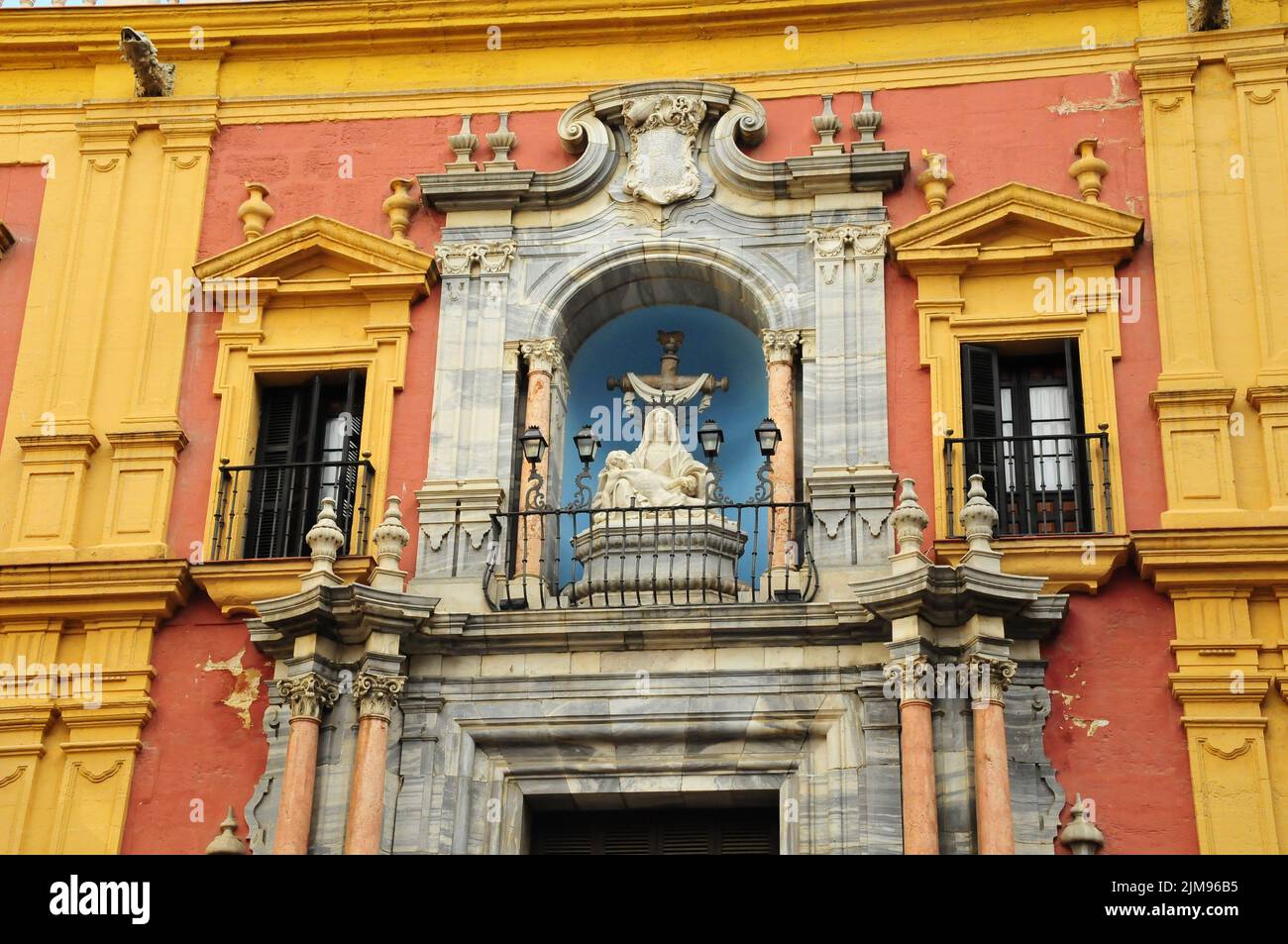 Palais épiscopal de Malaga Banque D'Images