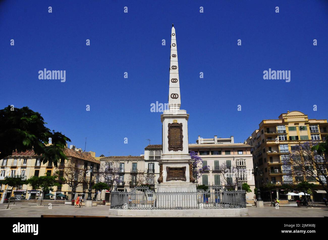 Plaza de Merced Malaga Banque D'Images