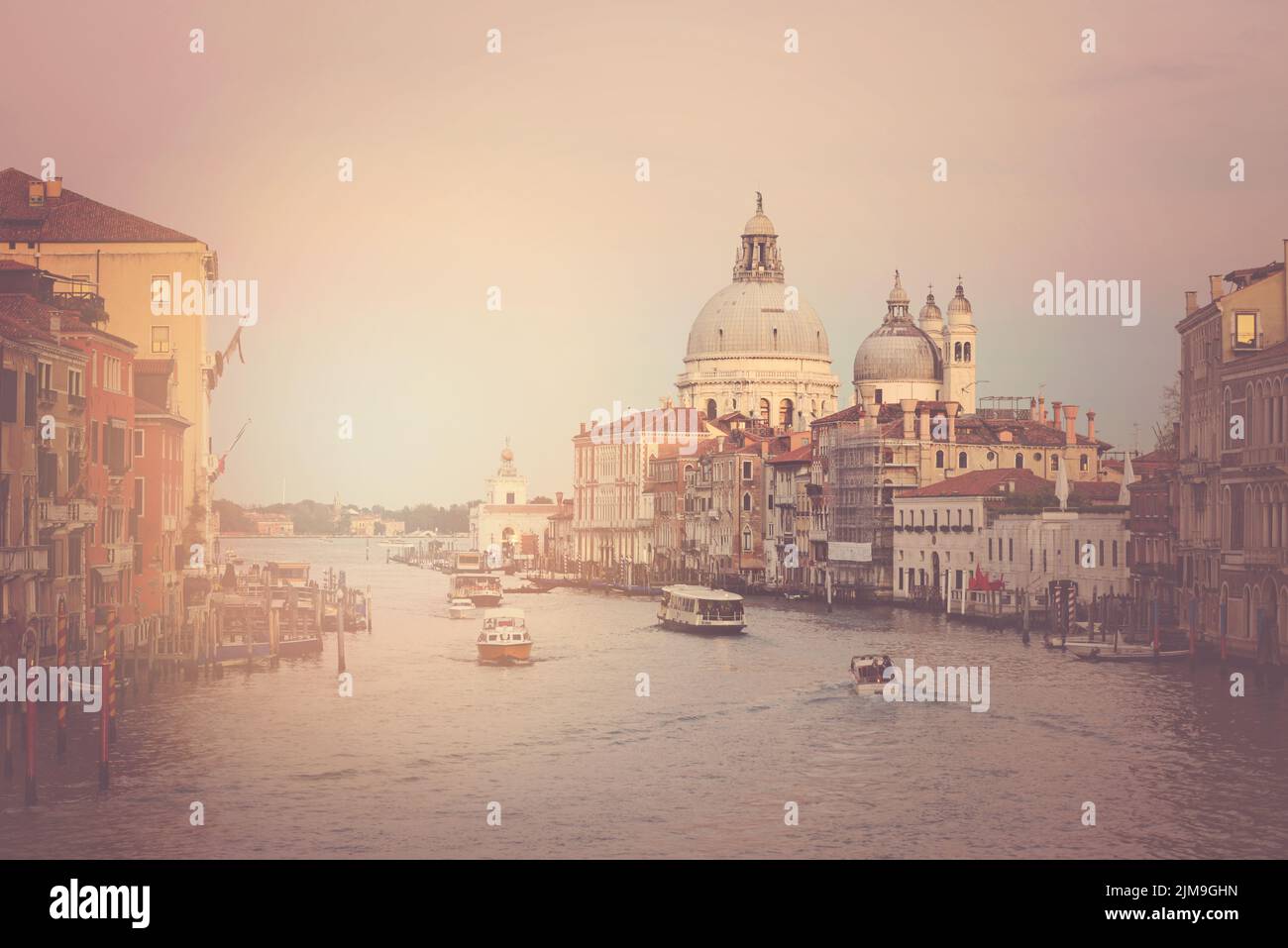 Venise Italie avec filtre style Instagram vintage Photo Stock - Alamy