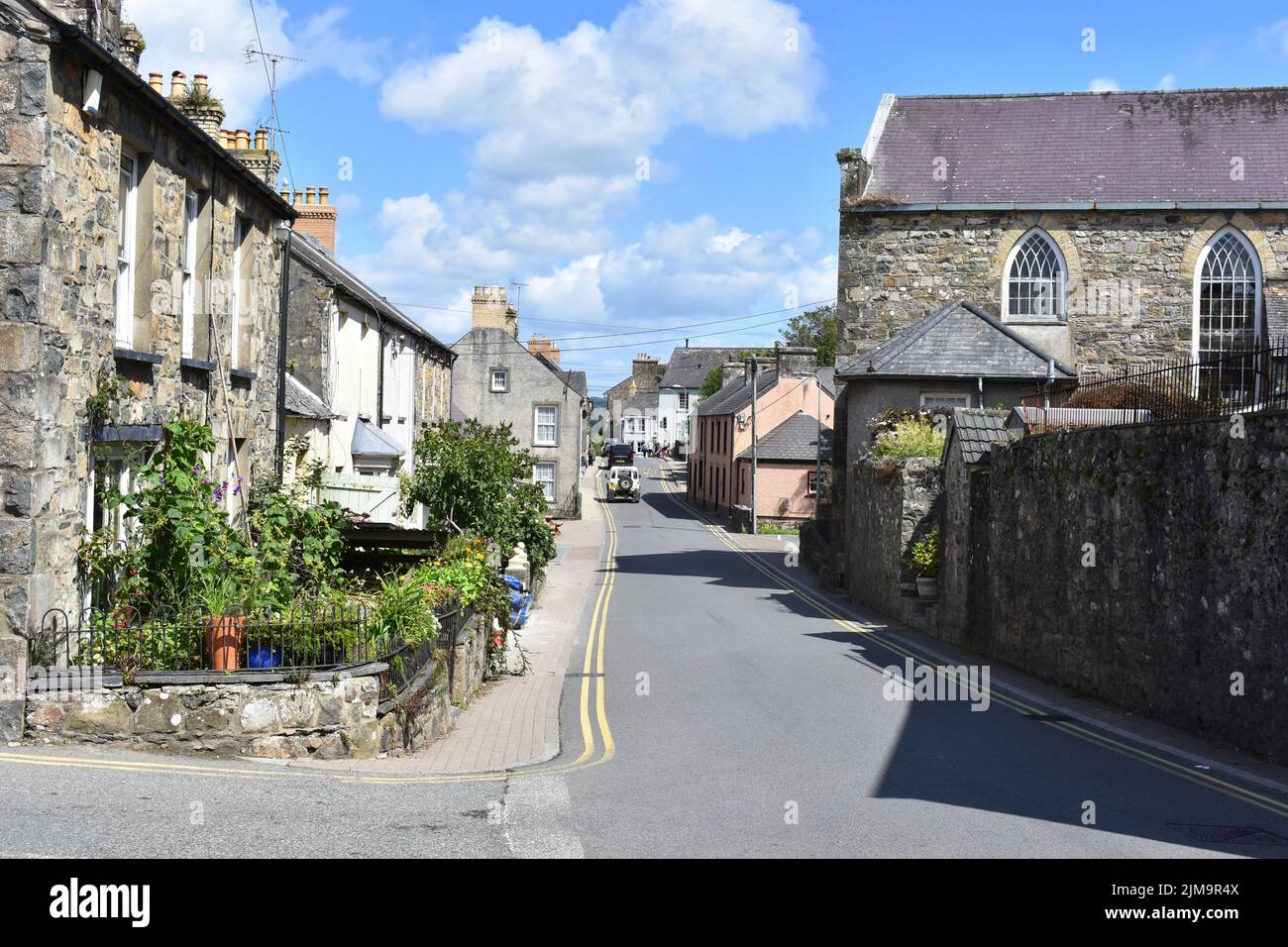 Bridge Street, Newport, Pembrokeshire, pays de Galles Banque D'Images