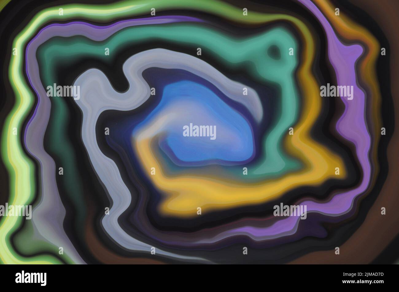 Arrière-plan abstrait avec motifs colorés en marbre liquide Banque D'Images