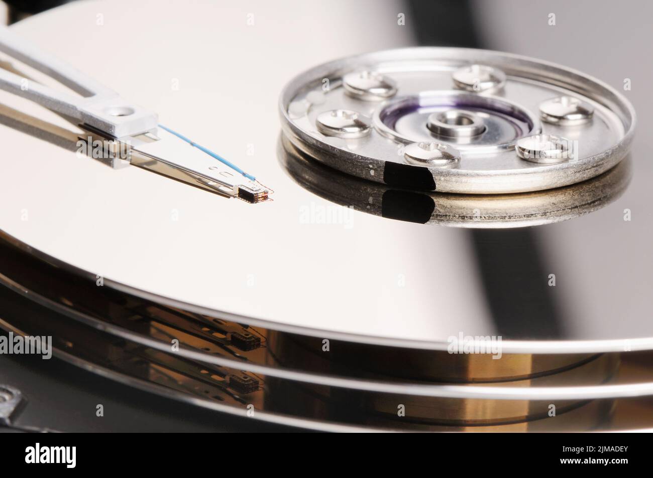 Pris à part ordinateur à disque dur (HDD) Contexte Banque D'Images