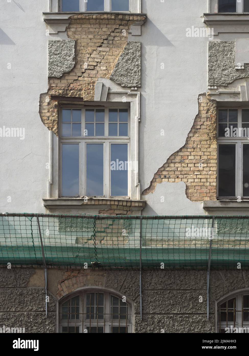 Halle - rénovation d'un ancien bâtiment, Allemagne Banque D'Images