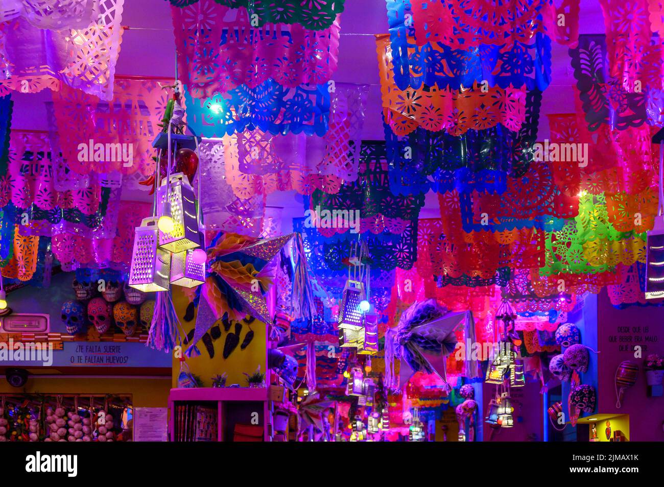 Restaurant Tia Juana, Alicante, Espagne Banque D'Images