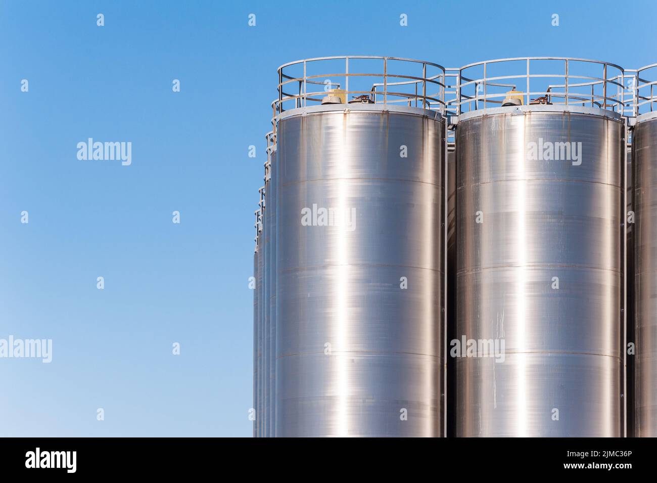 Usine de produits chimiques, des conteneurs Banque D'Images