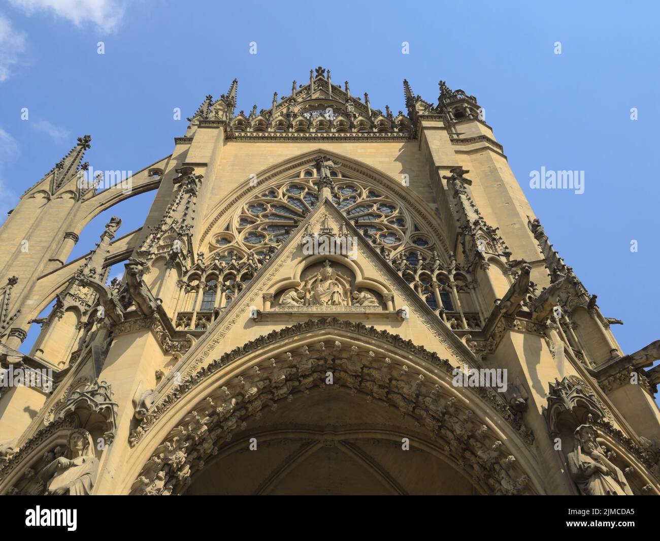 Metz - Cathédrale Saint Stephen, France Banque D'Images