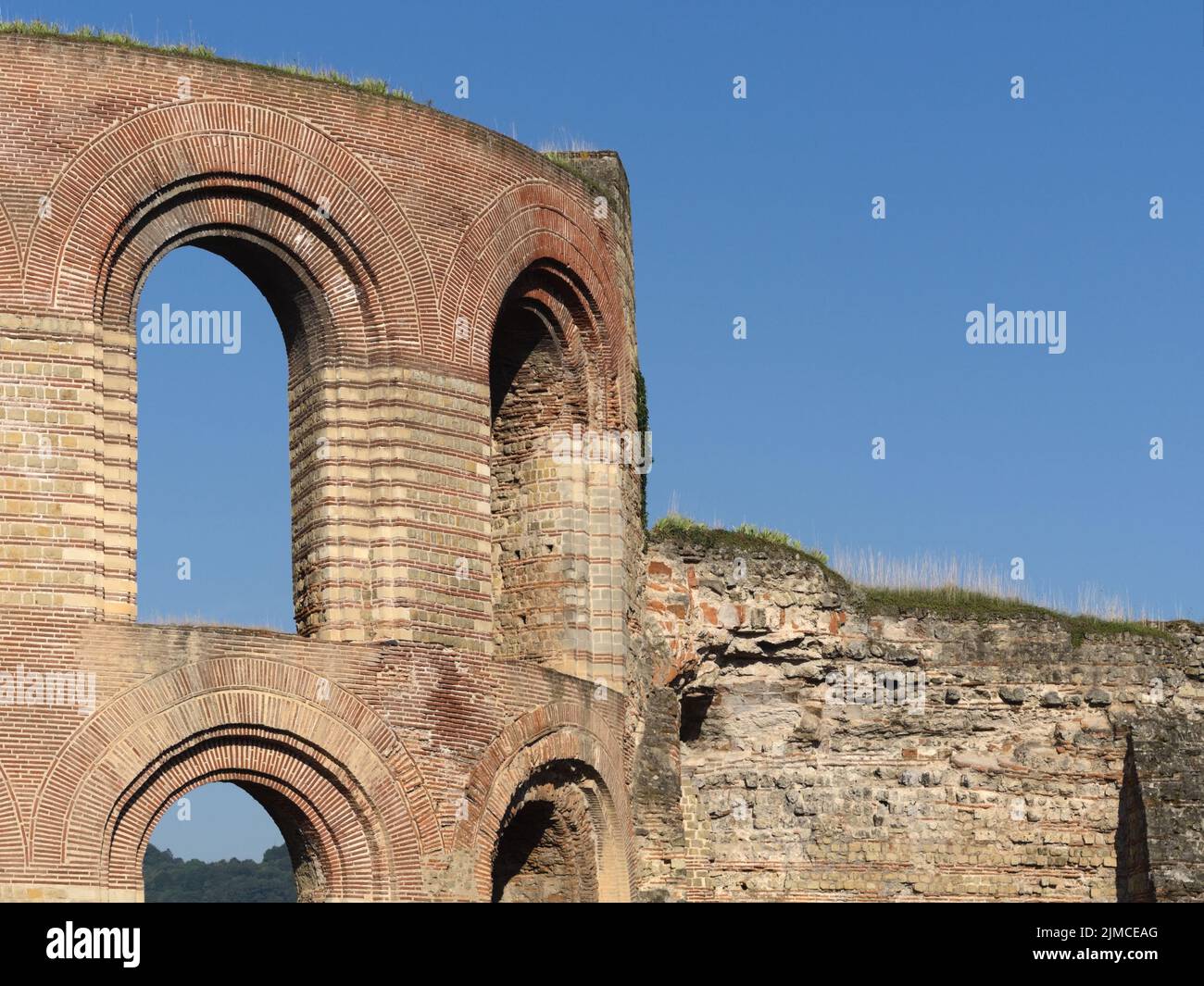 Trèves - Kaiserthermen (thermes impériaux), complexe de bains romain, Allemagne Banque D'Images