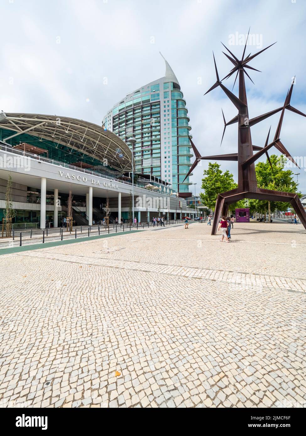 Centre commercial Centro Vasco da Gama à la gare Oriente, Garo do Oriente, Lisbonne, Portugal, juillet 2017 Banque D'Images