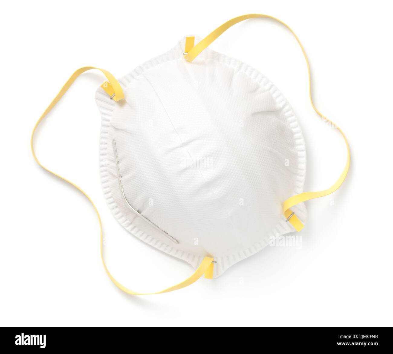 Masque de protection isolé sur fond blanc Banque D'Images