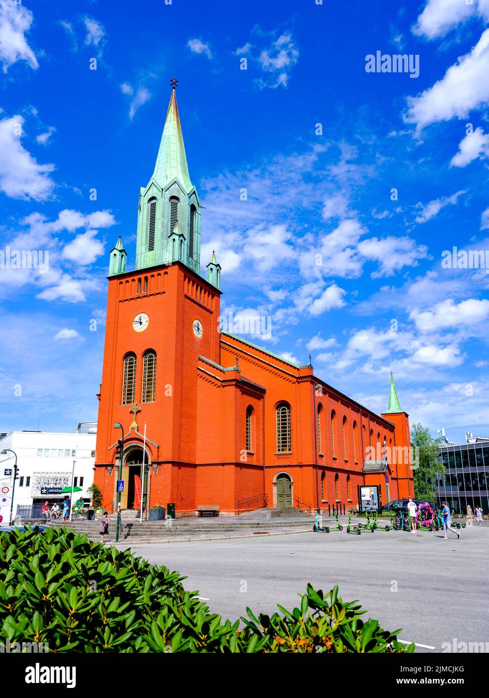 Église Saint-Petri Kirke, Stavanger, Rogaland, Norvège Banque D'Images