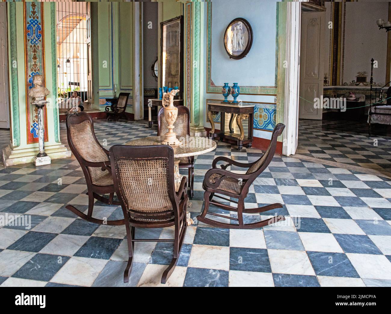 Musée de la ville de Trinidad, Palais Cantero Banque D'Images