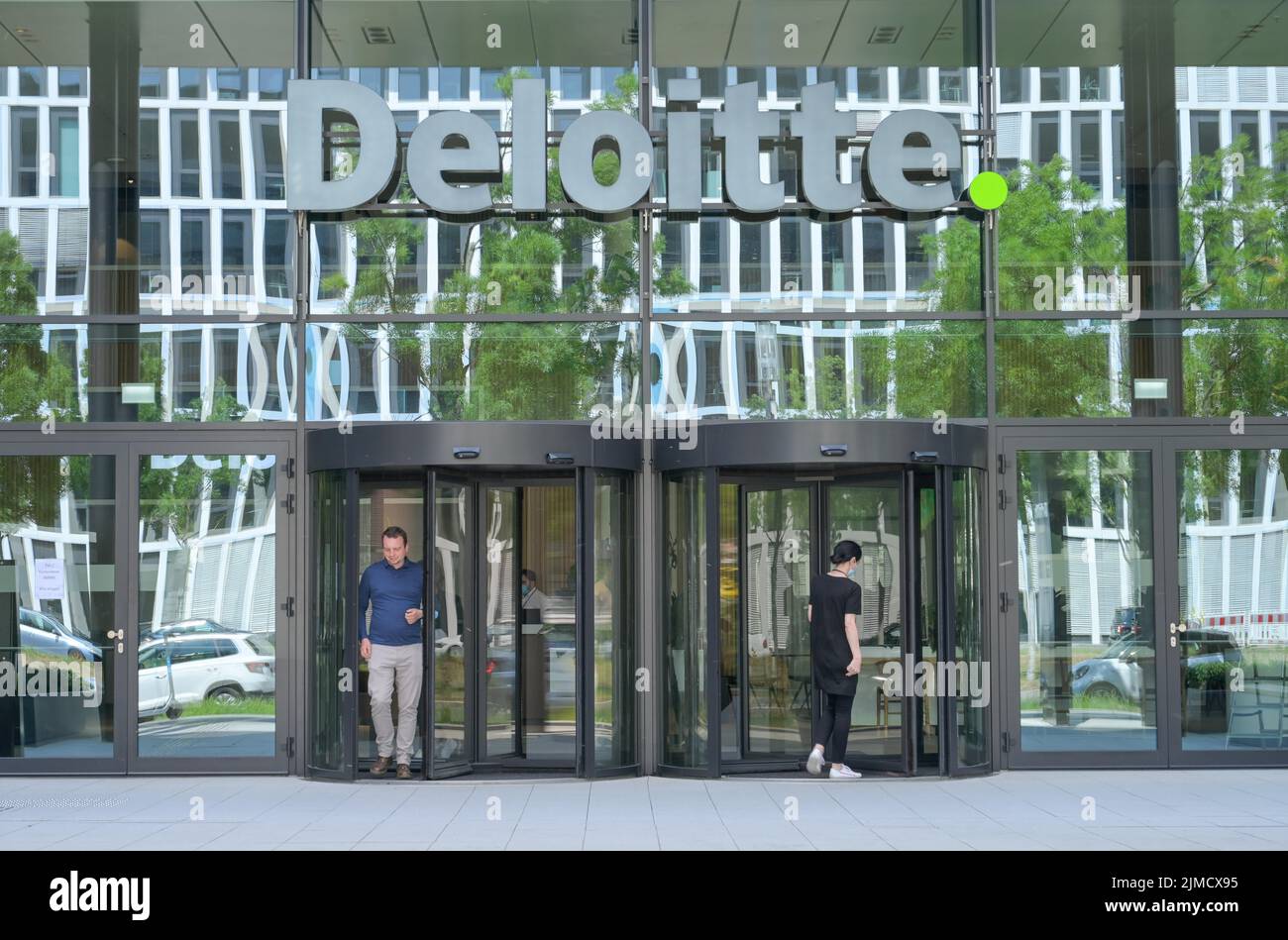 Deloitte Management Consulting, Europa-Allee, Francfort-sur-le-main, Hesse, Allemagne Banque D'Images