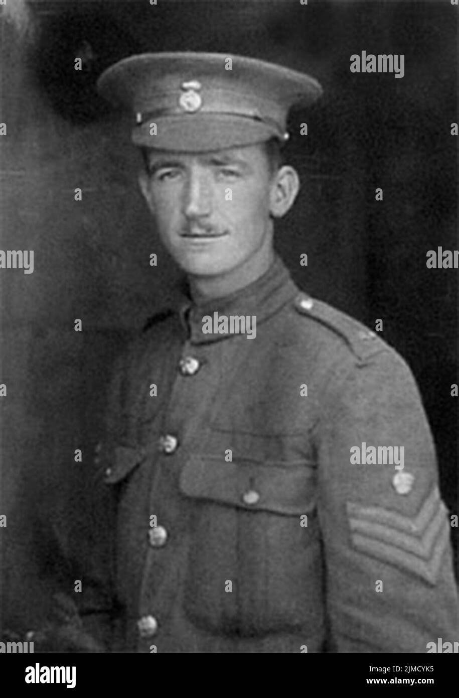 Frederick Barter, qui a reçu une Croix de Victoria pour son courage sur le front de Wsetern en WW1 Banque D'Images