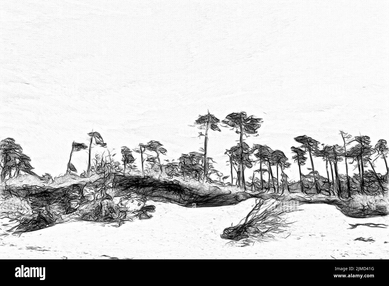 Le relais du lac Banque D'Images