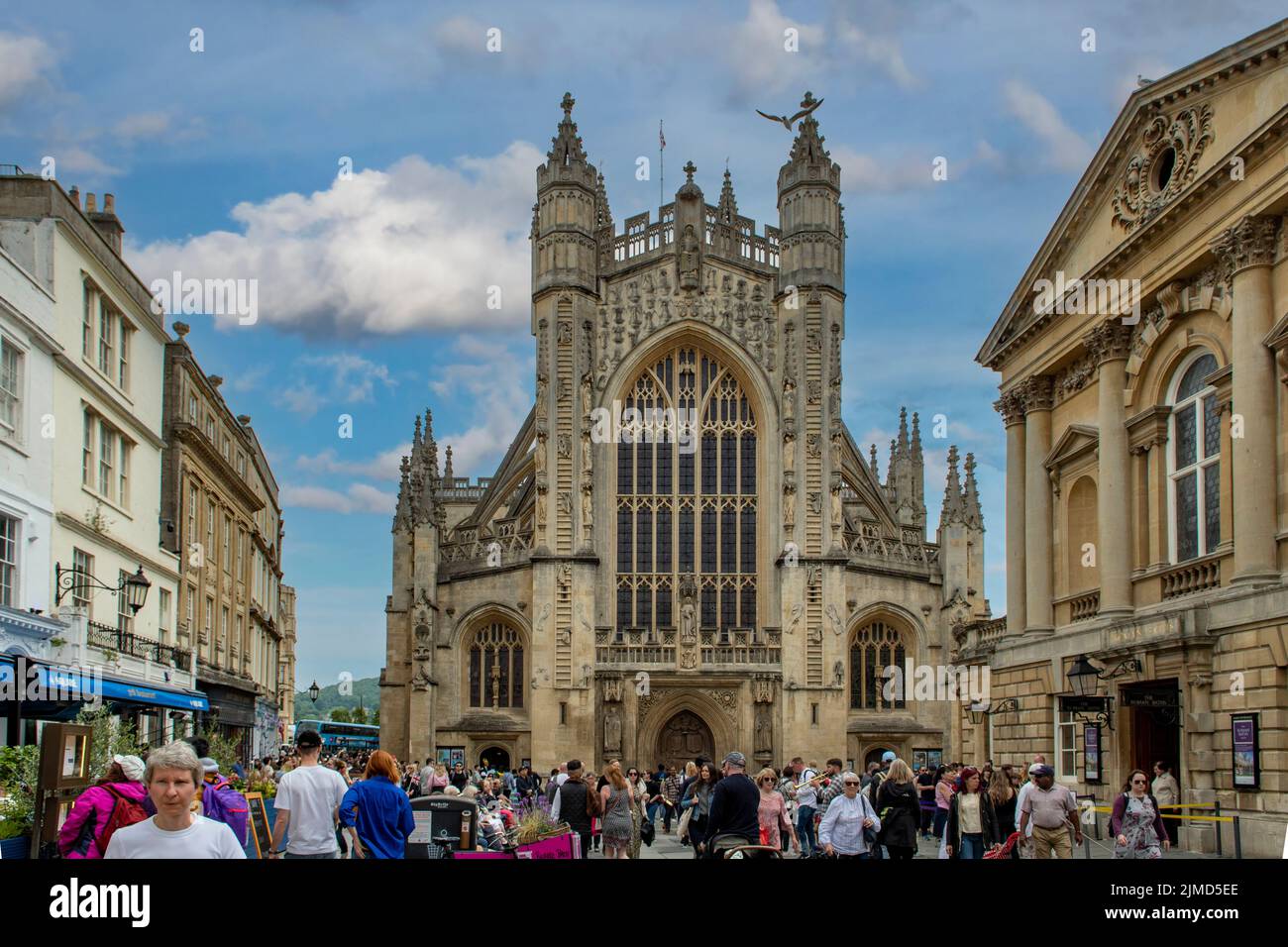 L'abbaye, Bath, Somerset, Angleterre Banque D'Images