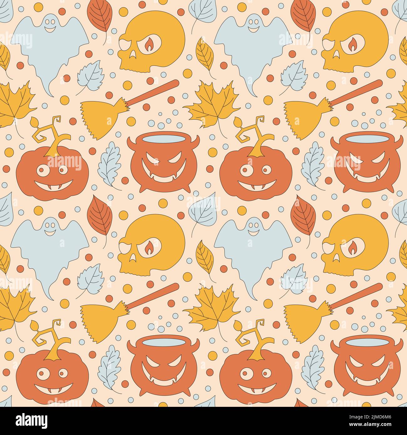 Automne simple fond minimaliste avec une feuille. Illustration de Vecteur