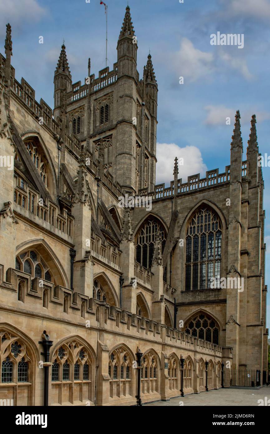 L'abbaye, Bath, Somerset, Angleterre Banque D'Images