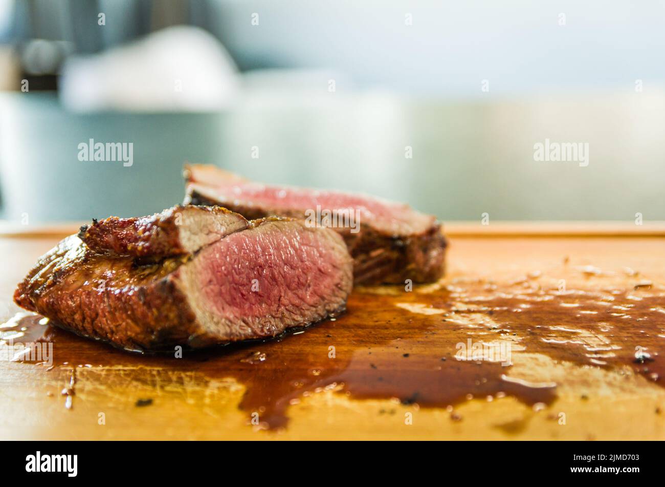 Belle photo de poitrine de boeuf (Brisket point fin) Banque D'Images