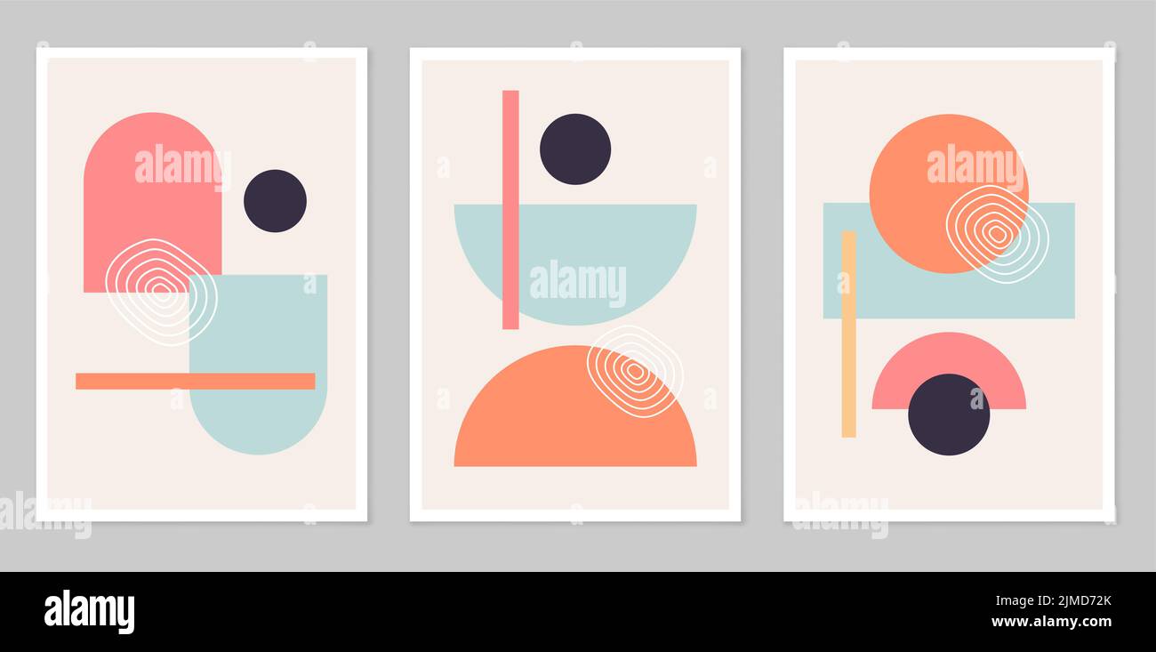 Style boho. Illustration moderne : pour une impression minimaliste, une affiche, un décor mural. Illustration de Vecteur