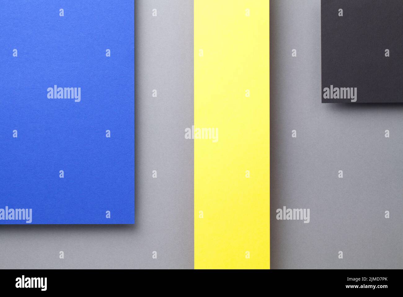 Arrière-plan minimal avec formes géométriques colorées Banque D'Images