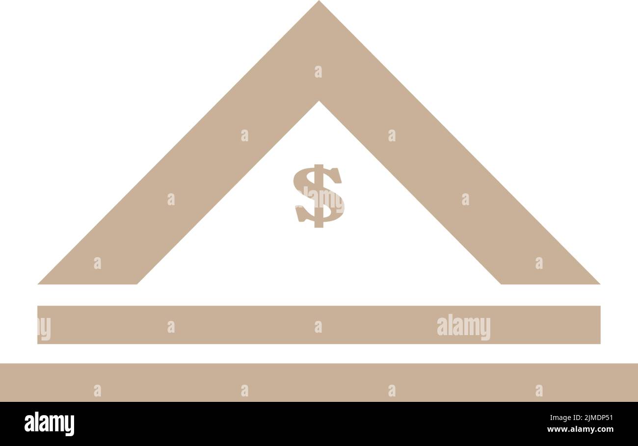 logo du centre financier icône d'illustration vectorielle Illustration de Vecteur